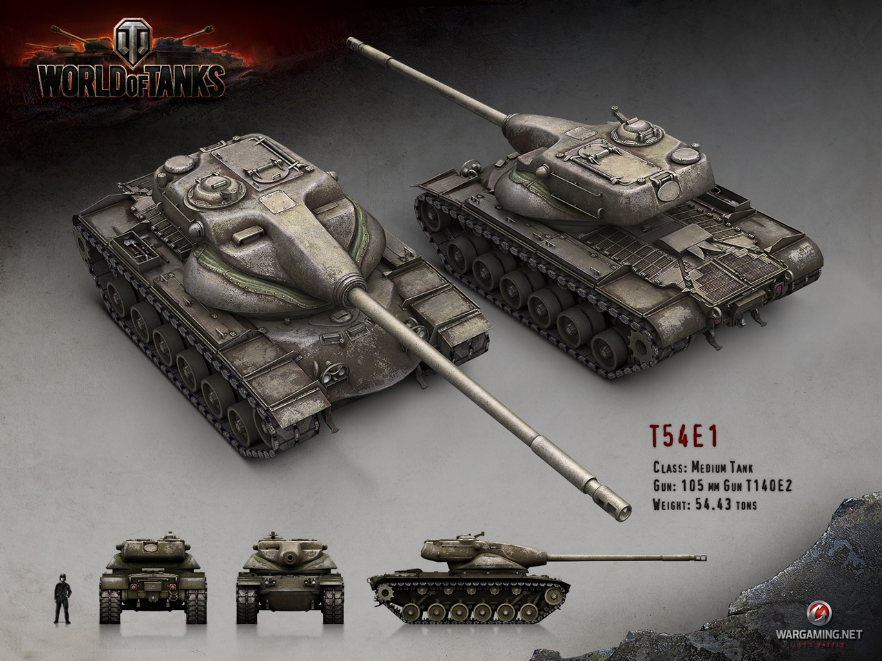 T54E1 Medium Tank
